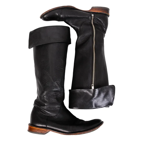 Y's Side Zip Leather Boots K-170691_003