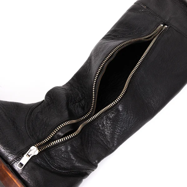 Y's Side Zip Leather Boots K-170691_010
