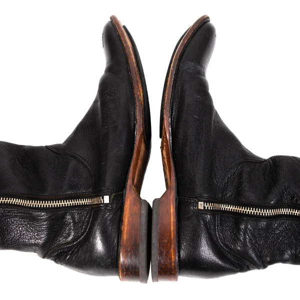 Y's Side Zip Leather Boots K-170691_011