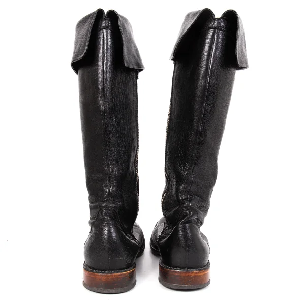 Y's Side Zip Leather Boots K-170691_012
