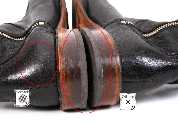 Y's Side Zip Leather Boots K-170691_013