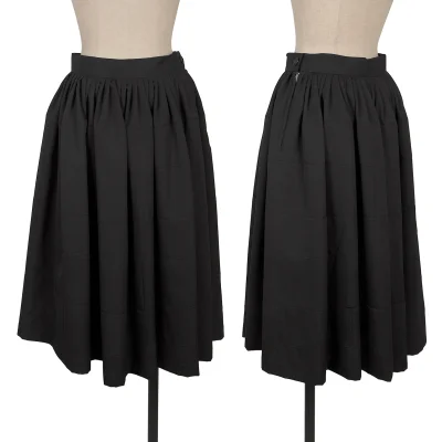 tricot COMME des GARCONS Wool Switching Bijou Button Skirt