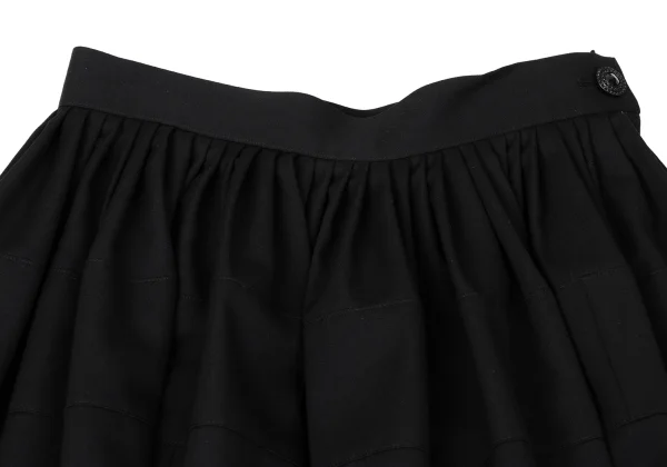 tricot COMME des GARCONS Wool Switching Bijou Button Skirt K-170693_004