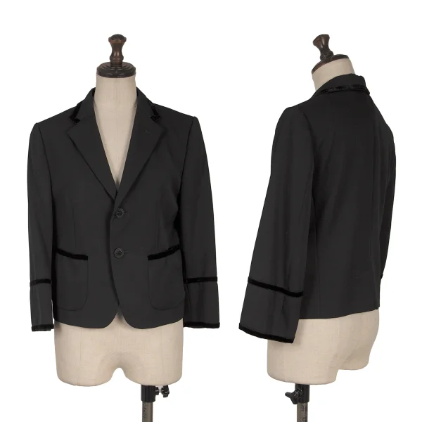 tricot COMME des GARCONS Wool Bijou Button Jacket & Skirt K-170694_002