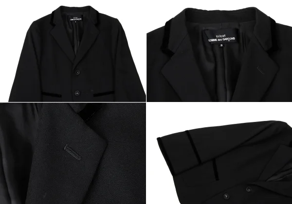 tricot COMME des GARCONS Wool Bijou Button Jacket & Skirt K-170694_004