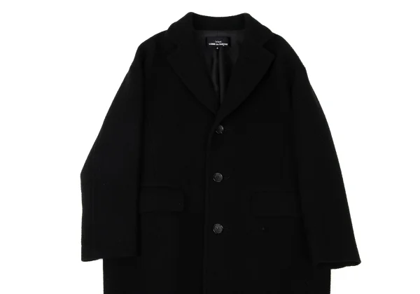 tricot COMME des GARCONS Mossa Wool Off-shoulder Coat K-170695_003