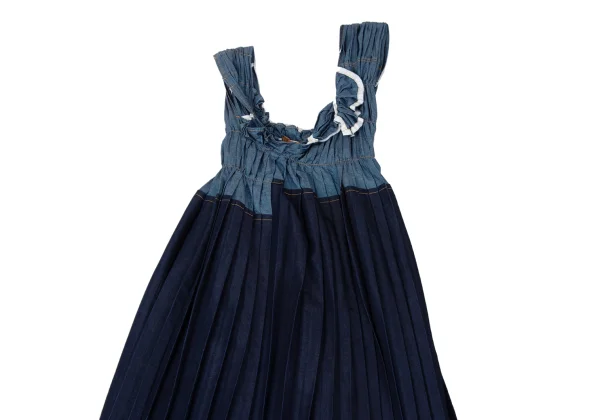 tricot COMME des GARCONS Lame Pleats Sleeveless Dress K-170696_003