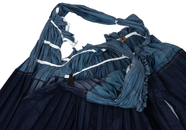 tricot COMME des GARCONS Lame Pleats Sleeveless Dress K-170696_008