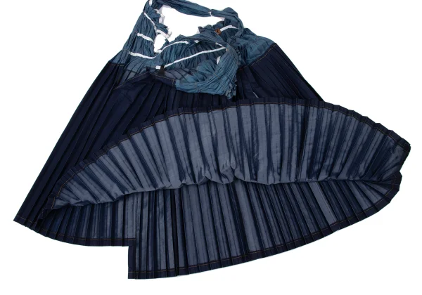 tricot COMME des GARCONS Lame Pleats Sleeveless Dress K-170696_009
