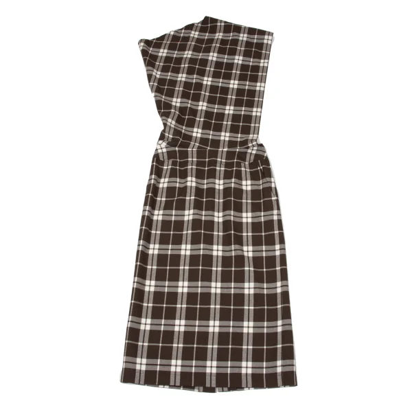 tricot COMME des GARCONS Wool Checker Halter Neck Dress K-170698_002