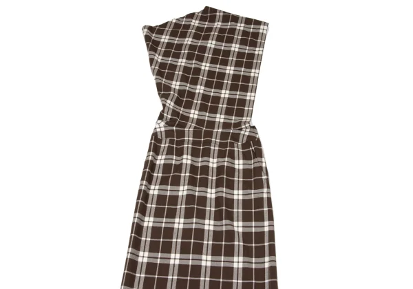 tricot COMME des GARCONS Wool Checker Halter Neck Dress K-170698_003
