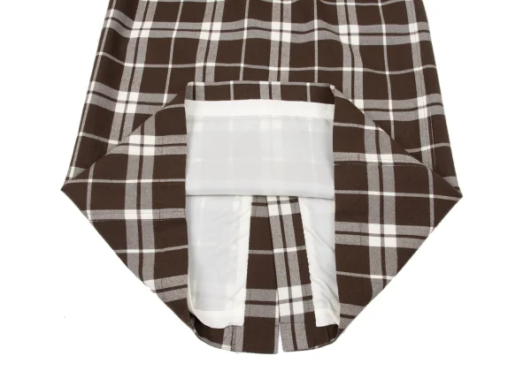 tricot COMME des GARCONS Wool Checker Halter Neck Dress K-170698_011
