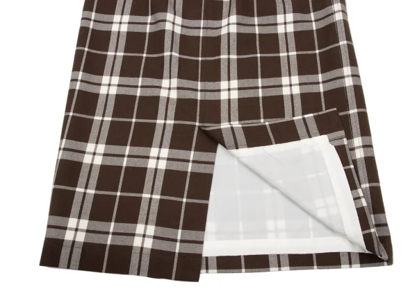 tricot COMME des GARCONS Wool Checker Halter Neck Dress K-170698_016