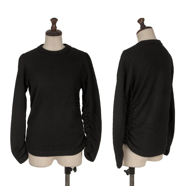 tricot COMME des GARCONS Wool Puckering Knit Top Black S-M K-170700_001