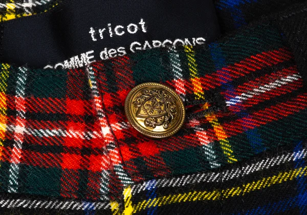 tricot COMME des GARCONS Check Cropped Pants K-170704_003