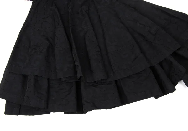 tricot COMME des GARCONS Jacquard Drape Wrap Skirt K-170705_006
