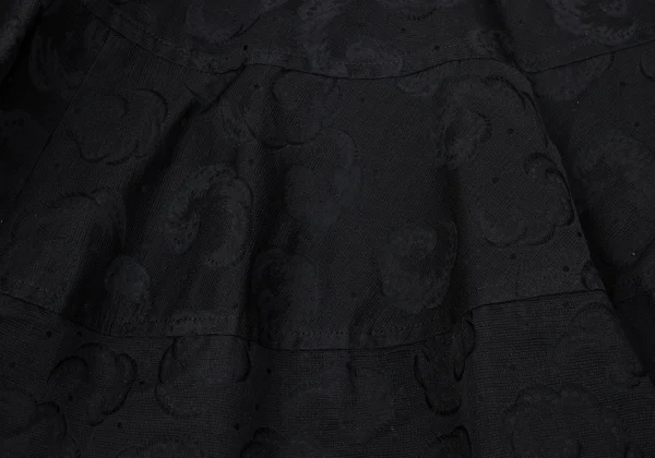 tricot COMME des GARCONS Jacquard Drape Wrap Skirt K-170705_013
