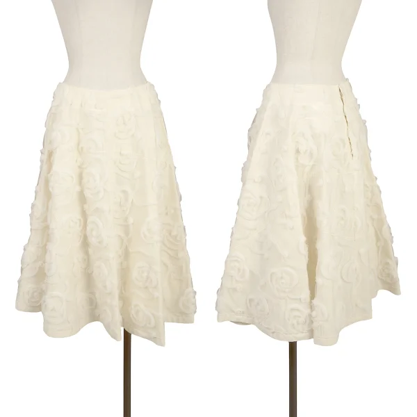 tricot COMME des GARCONS tricot Special Mesh Layered Skirt Ivory S K-170707_001