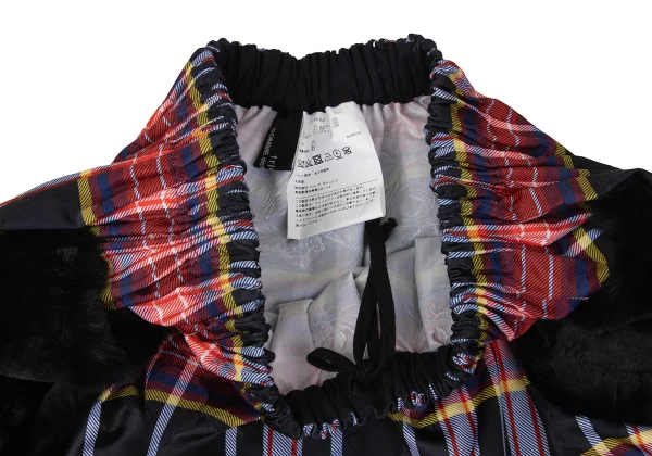 tricot COMME des GARCONS Fur Pocket Check Skirt K-170708_006