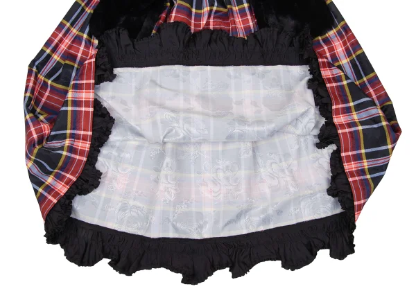 tricot COMME des GARCONS Fur Pocket Check Skirt K-170708_009