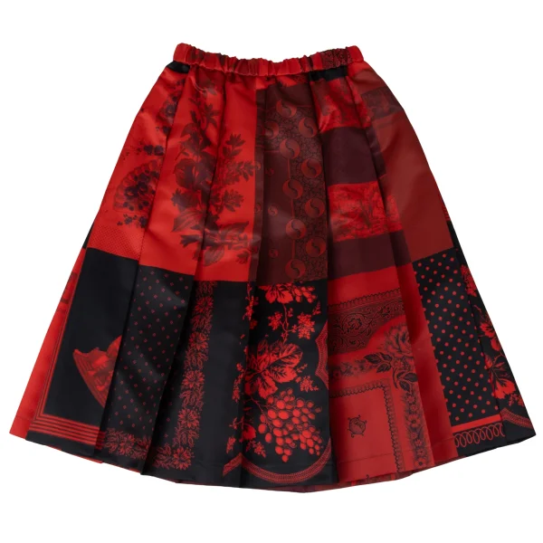 tricot COMME des GARCONS Multi Printed Pleats Skirt K-170709_002