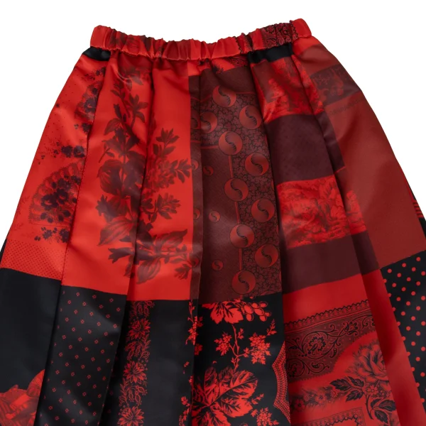 tricot COMME des GARCONS Multi Printed Pleats Skirt K-170709_003