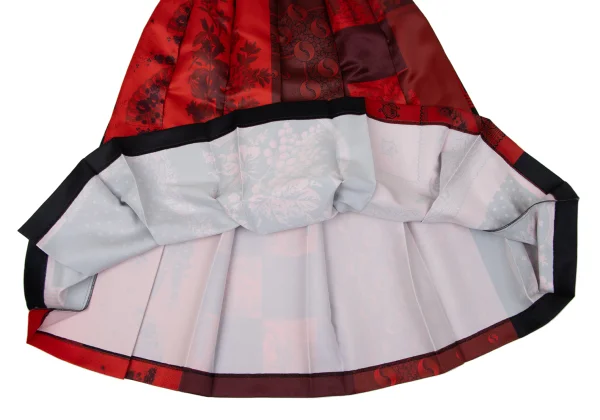tricot COMME des GARCONS Multi Printed Pleats Skirt K-170709_007