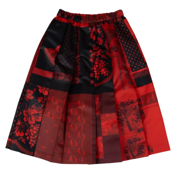tricot COMME des GARCONS Multi Printed Pleats Skirt K-170709_008