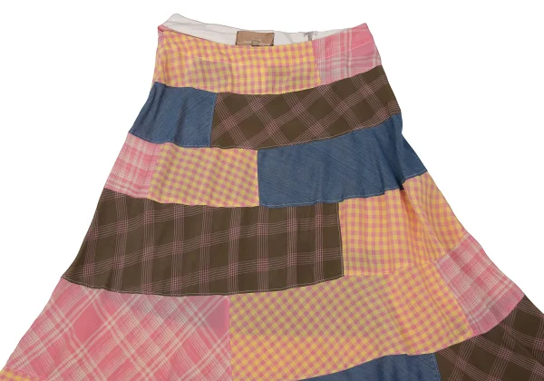 tricot COMME des GARCONS Patchwork Flare Skirt K-170710_003