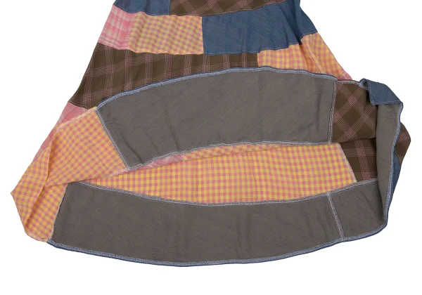 tricot COMME des GARCONS Patchwork Flare Skirt K-170710_006