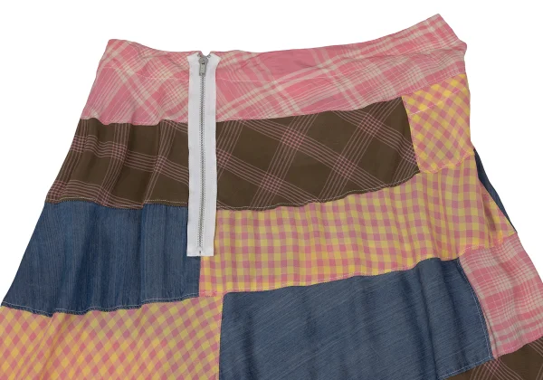 tricot COMME des GARCONS Patchwork Flare Skirt K-170710_008