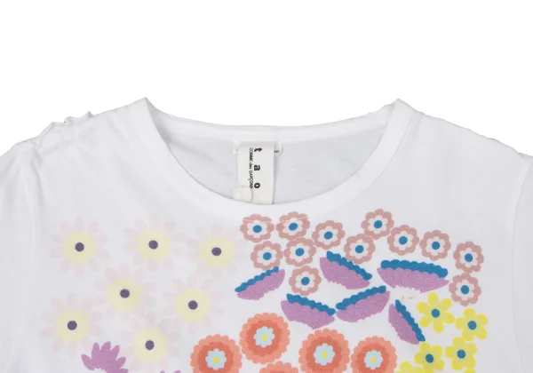 tao COMME des GARCONS Floral Print Puckering T Shirt K-170713_004