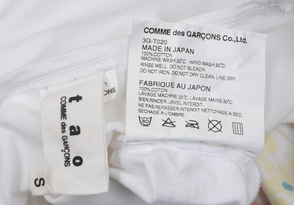 tao COMME des GARCONS Floral Print Puckering T Shirt K-170713_013