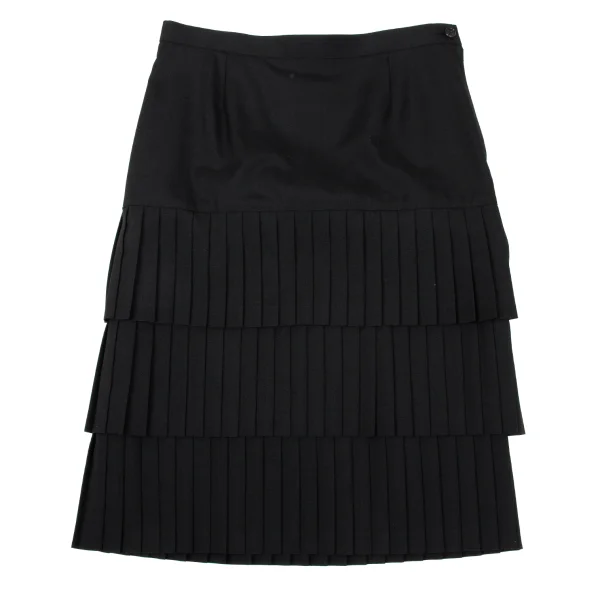 JUNYA WATANABE COMME des GARCONS Wool Poly Pleats Skirt K-170715_002