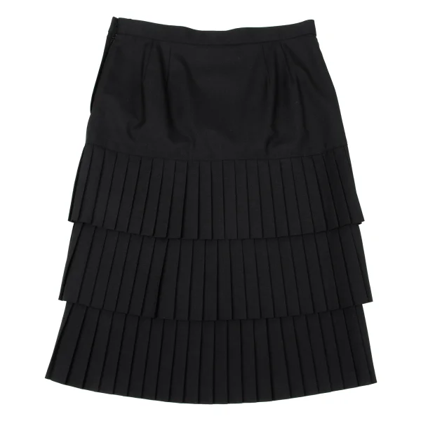 JUNYA WATANABE COMME des GARCONS Wool Poly Pleats Skirt K-170715_010