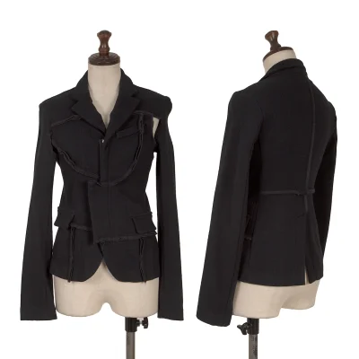 COMME des GARCONS Wool Blend Outseam Zip Jacket