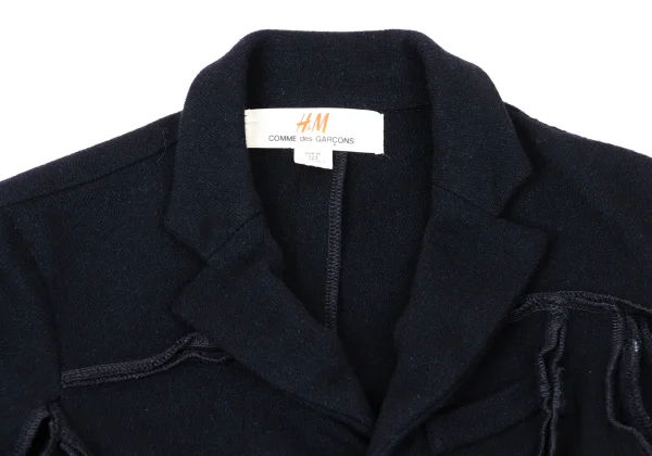 COMME des GARCONS Wool Blend Outseam Zip Jacket K-170716_004