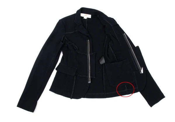 COMME des GARCONS Wool Blend Outseam Zip Jacket K-170716_011