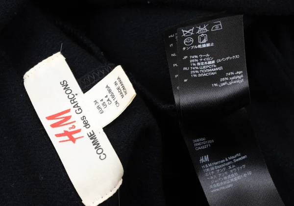COMME des GARCONS Wool Blend Outseam Zip Jacket K-170716_018