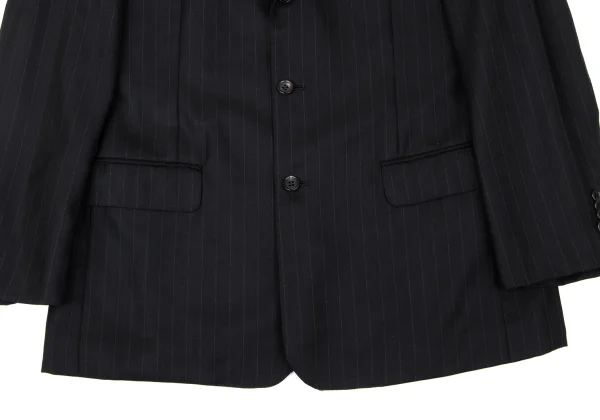 Papas Wool Silk Pinstripe Jacket K-170718_008