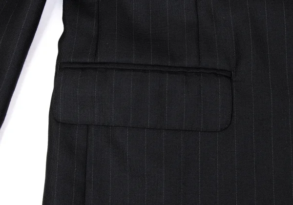 Papas Wool Silk Pinstripe Jacket K-170718_010