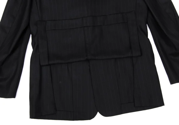 Papas Wool Silk Pinstripe Jacket K-170718_013
