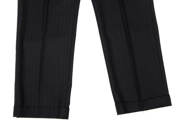 Papas Wool Silk Pinstripe Jacket & Pants K-170720_015