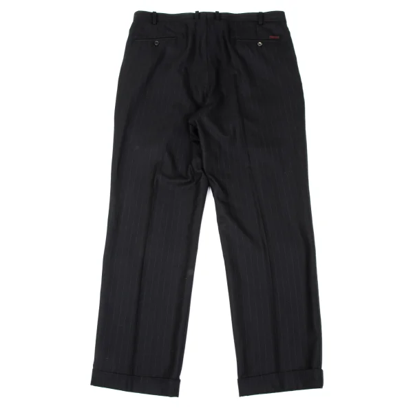 Papas Wool Silk Pinstripe Jacket & Pants K-170720_017