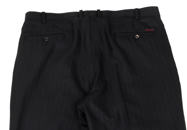 Papas Wool Silk Pinstripe Jacket & Pants K-170720_018