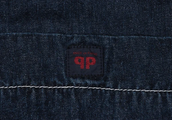 Papas Inside Logo Printed Denim Jacket K-170726_010