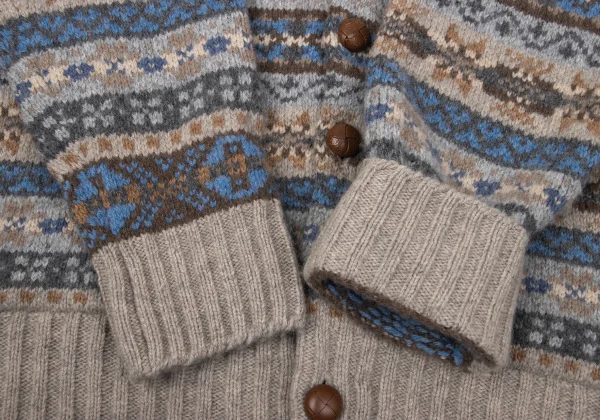 Papas Wool Nordic Knit Cardigan K-170727_007