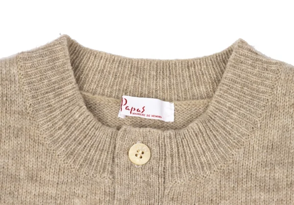 Papas Nordic Henley Neck Knit Vest K-170728_003