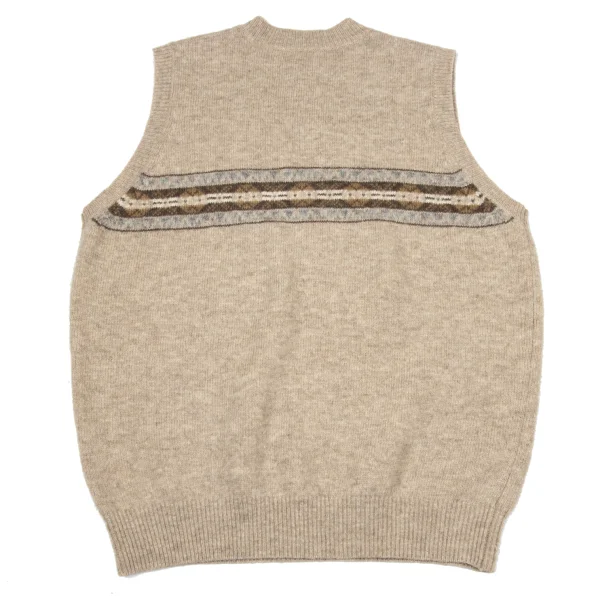 Papas Nordic Henley Neck Knit Vest K-170728_011