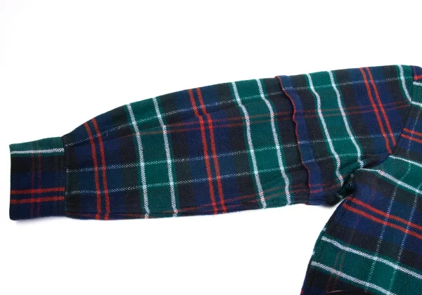 Papas Cotton Checker Button-down Flannel Shirt K-170729_007